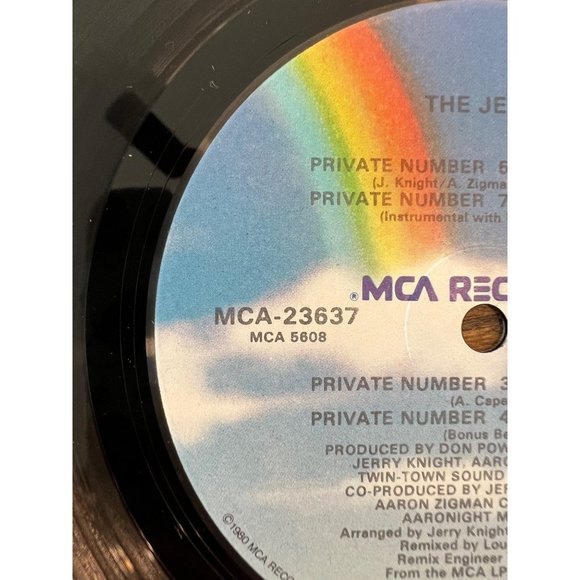 The Jets Vinyl Record Private Number 12" MCA 23637 Records 1980s Pop Album - Picture 5 of 6